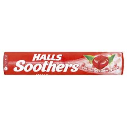 Picture of Halls Soothers Strawberry x20